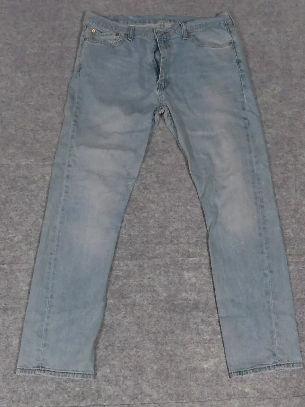 Levi’s 513 Jeans Mens 36x32 Actual 36x30 Slim Straight Light Wash Denim